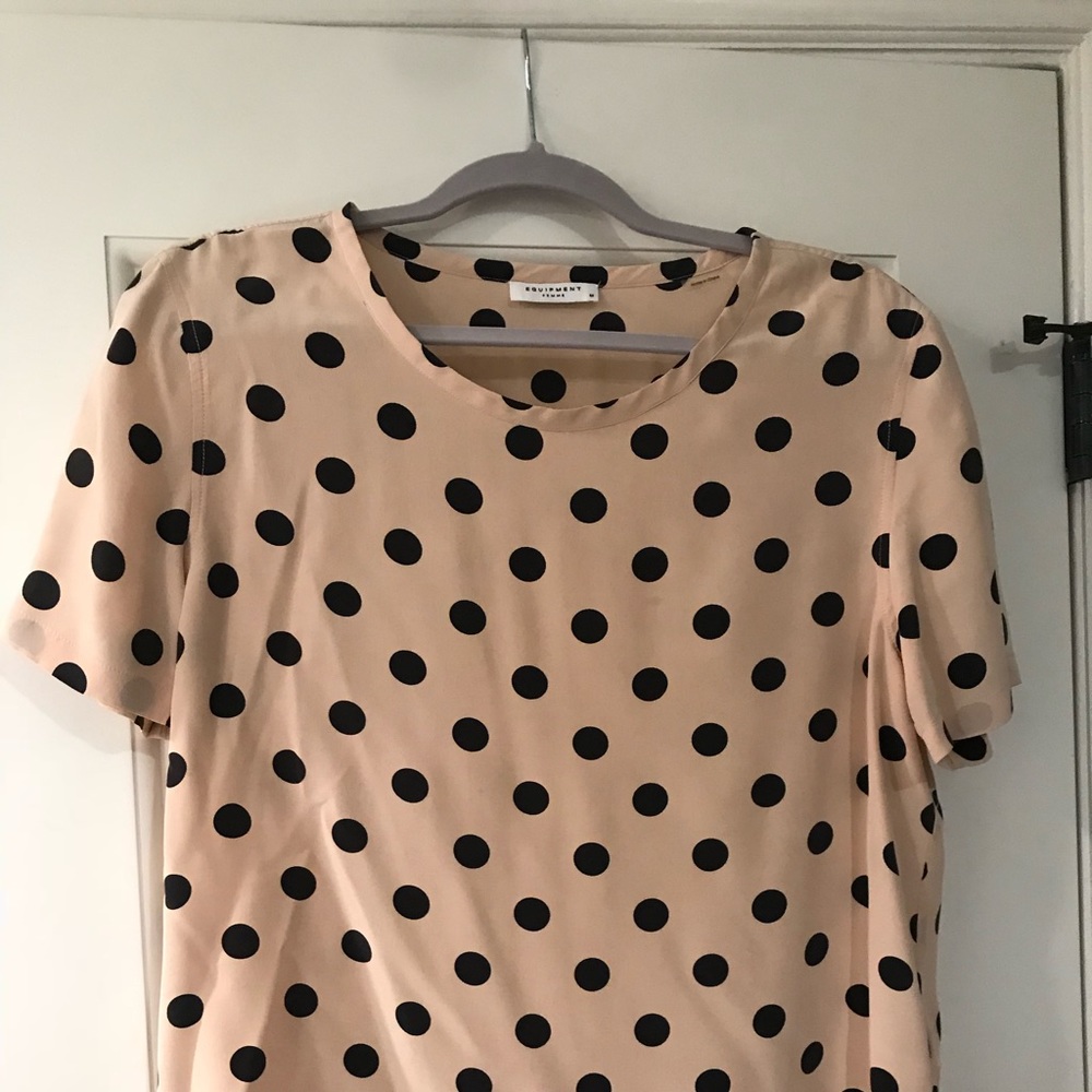 Equipment silk blouse